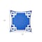 Homeroots Blue & White Geometric Decorative Throw Pillow Cover 18 x 18 in. 355324 - alternate 7